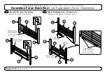 Предварительный просмотр 5 страницы Night & Day Furniture Dandelion Futon Bunk Bed Assembly Instructions Manual