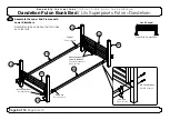 Предварительный просмотр 6 страницы Night & Day Furniture Dandelion Futon Bunk Bed Assembly Instructions Manual