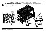 Предварительный просмотр 10 страницы Night & Day Furniture Dandelion Futon Bunk Bed Assembly Instructions Manual