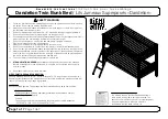 Preview for 1 page of Night & Day Furniture Dandelion Twin Bunk Bed Assembly Instructions Manual