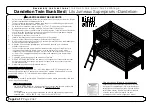 Preview for 2 page of Night & Day Furniture Dandelion Twin Bunk Bed Assembly Instructions Manual