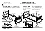 Preview for 4 page of Night & Day Furniture Dolphin Twin Bunk Bed Assembly Instructions Manual