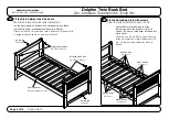 Preview for 5 page of Night & Day Furniture Dolphin Twin Bunk Bed Assembly Instructions Manual