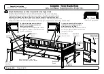 Preview for 6 page of Night & Day Furniture Dolphin Twin Bunk Bed Assembly Instructions Manual