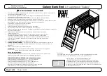 Preview for 2 page of Night & Day Furniture Galaxy Bunk Bed Assembly Instructions Manual