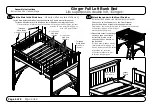 Предварительный просмотр 9 страницы Night & Day Furniture Ginger Full Loft Bunk Bed Assembly Instructions Manual