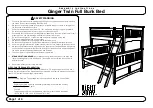 Night & Day Furniture Ginger Twin Full Bunk Bed Assembly Instructions Manual preview