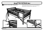 Предварительный просмотр 6 страницы Night & Day Furniture Ginger Twin Full Bunk Bed Assembly Instructions Manual