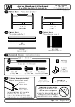 Preview for 1 page of Night & Day Furniture Licorice Headboard Assembly Instructions