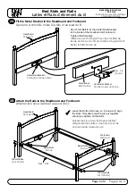 Preview for 2 page of Night & Day Furniture Licorice Headboard Assembly Instructions