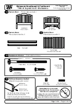 Preview for 1 page of Night & Day Furniture Molasses Headboard Assembly Instructions