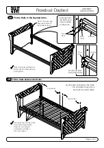 Preview for 2 page of Night & Day Furniture Rosebud Daybed Assembly Instructions