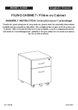 Night & Day Furniture S-06D Assembly Instruction Manual preview