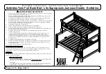 Предварительный просмотр 2 страницы Night & Day Furniture Scribbles Twin Bunk Bed Assembly Instructions Manual