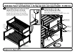 Предварительный просмотр 9 страницы Night & Day Furniture Scribbles Twin Bunk Bed Assembly Instructions Manual