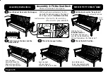 Preview for 4 page of Night & Day Furniture SHOE FITTINGS GOLD SEA HORSE Assembly Instructions Manual