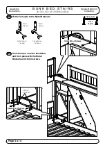 Preview for 4 page of Night & Day Furniture Spices Bedroom Bunk Bed Stairs Assembly Instructions