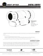 Preview for 2 page of Night Optics DIGITAL SENTRY Operator'S Manual