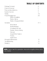 Preview for 2 page of Night Optics TM-X Operator'S Manual