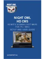 Preview for 1 page of Night Owl AHD7-841 Software Setup Manual