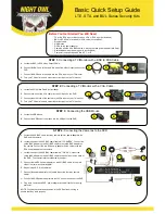 Night Owl BUL series Quick Setup Manual preview