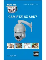 Night Owl CAM-PTZ18X-AHD7 User Manual preview