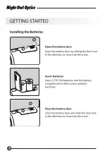 Preview for 10 page of Night Owl Night Scope NOXM50-DG Owner'S Manual