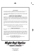 Preview for 8 page of Night Owl NONB2FF Owner'S Manual