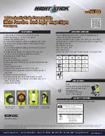 Preview for 2 page of Night Stick XPR 5572G Quick Start Manual