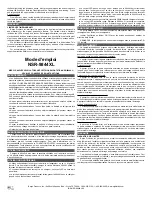 Preview for 2 page of NightStick DUAL-LIGHT NSR-9844XL Instruction Manual