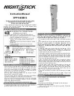 Предварительный просмотр 1 страницы NightStick NSP 2422 Series Instruction Manual