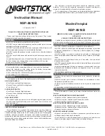 NightStick NSP-4616B Instruction Manual preview