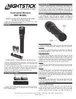 Предварительный просмотр 1 страницы NightStick NSP-9842XL Instruction Manual