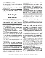 Preview for 2 page of NightStick NSR-2522RM Instruction Manual