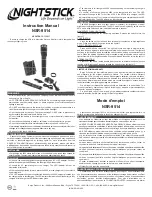 NightStick NSR-9514 Instruction Manual preview