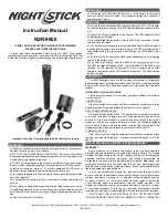 NightStick NSR-9600 Instruction Manual предпросмотр