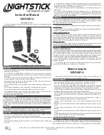 Preview for 1 page of NightStick NSR-9614XL Instruction Manual