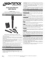 NightStick NSR-9944XL Instruction Manual preview