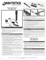 NightStick TAC-460XL-K01 Instruction Manual предпросмотр