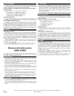 Preview for 2 page of NightStick USB-4708B Instruction Manual