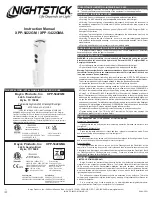 Предварительный просмотр 1 страницы NightStick XPP-5422 Instruction Manual