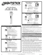 NightStick XPP-5422B Instruction Manual предпросмотр