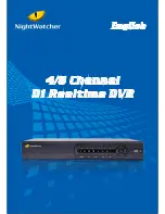 NightWatcher 4 channel D1 Realtime DVR User Manual предпросмотр