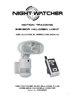 Предварительный просмотр 1 страницы NightWatcher nw1003X Installation & Operating Manual