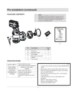 Предварительный просмотр 4 страницы NightWatcher NW700 User Manual