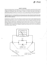 Предварительный просмотр 2 страницы NIHON HAMMOND 18550K Service Manual