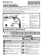 Niigata seiki PICK-MARKER AP-03 Instruction Manual preview