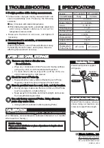 Предварительный просмотр 4 страницы Niigata seiki WTI-8038RL Instruction Manual