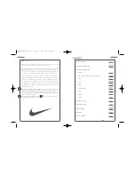 Предварительный просмотр 2 страницы Nike HRM TRIAX 100 Instructions Manual