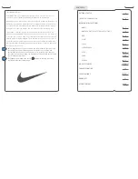 Preview for 2 page of Nike HRM TRIAX 15 Instructions Manual